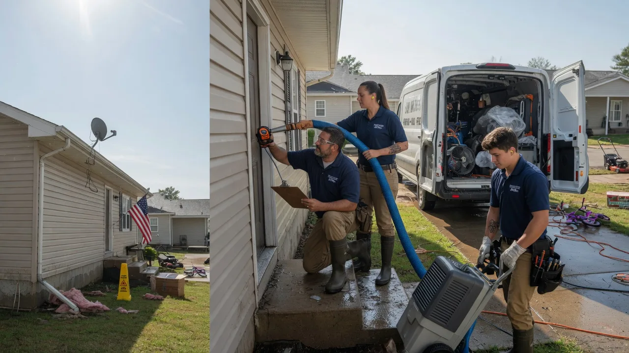 Ceiling Water Damage Restoration in Gridley, KS near me