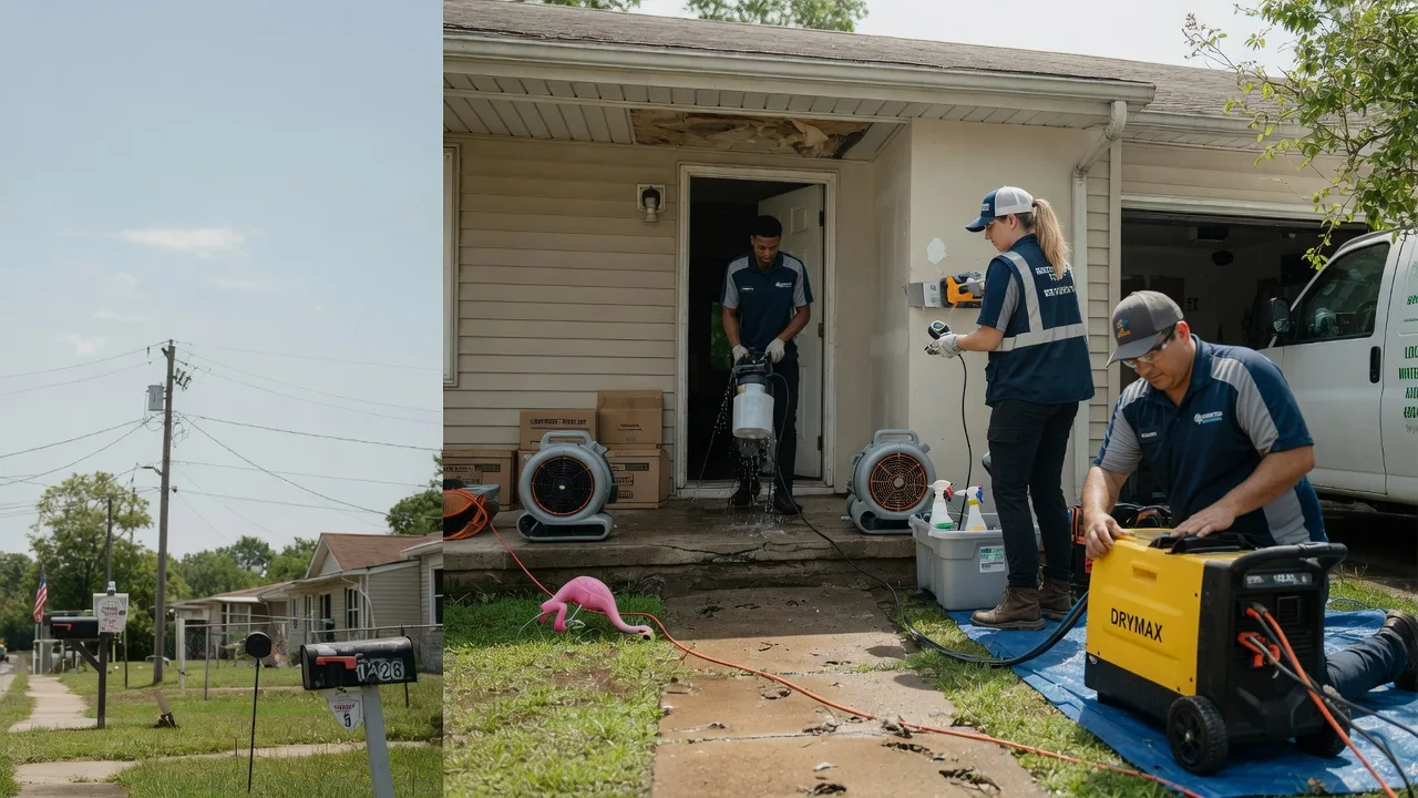 Storm Damage Water Removal in Gridley, KS near me